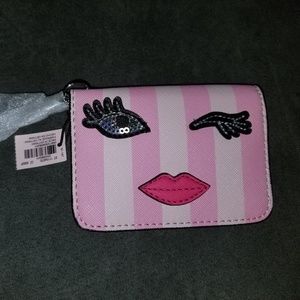 VS Signature Glam Foldable Card Case NWT